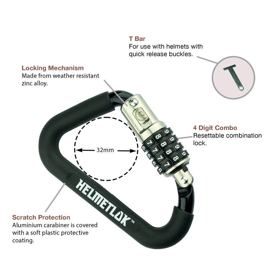 HelmetLok T Bar and Cable